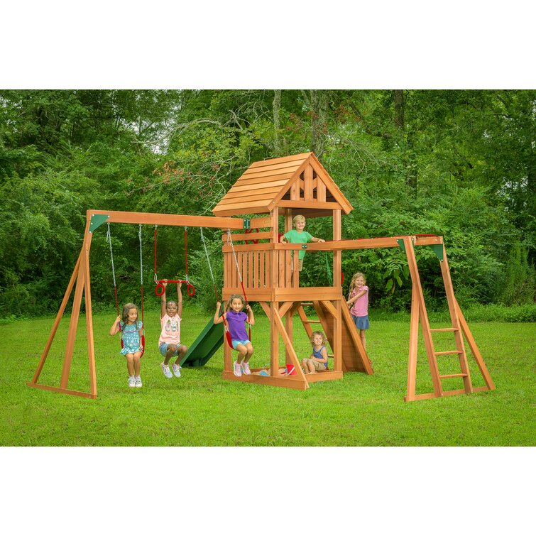 Grandview lodge wooden deals playset